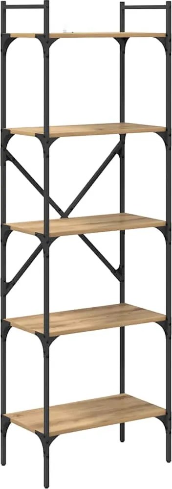 vidaXL Bibliotecă Stejar Artizanal 56 x 32 x 174 cm Lemn compozit