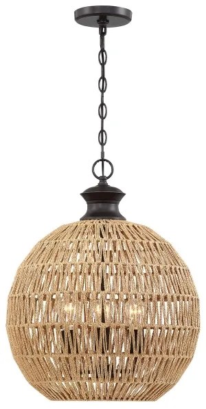 Quoizel QZ-CASABLANCA-3P-PBZ - Candelabru suspendat pe lanț CASABLANCA, 3xE27/60W/230V