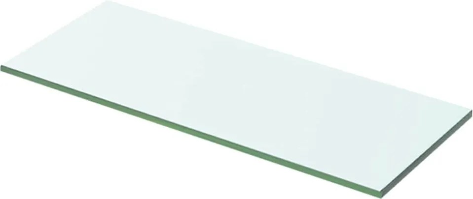 vidaXL Raft din sticlă transparentă, 50 x 15 cm