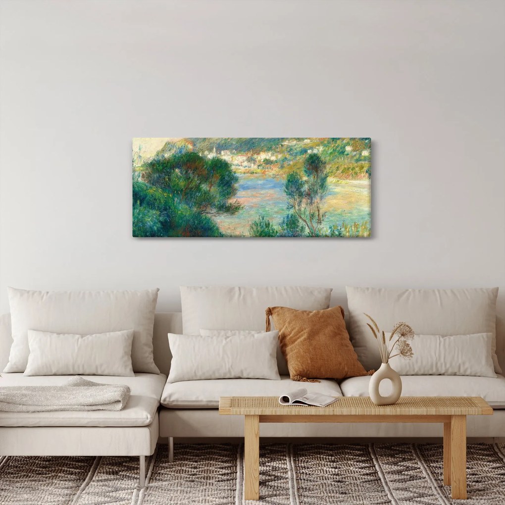 Tablou - Auguste Renoir, View of Monte Carlo from Cap Martin, reproducere (120x50 cm)