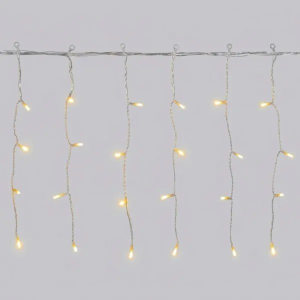 Aigostar - Instalație luminoasă LED de Crăciun pentru exterior 300xLED/8 funcții 18x0,4m IP44 alb cald