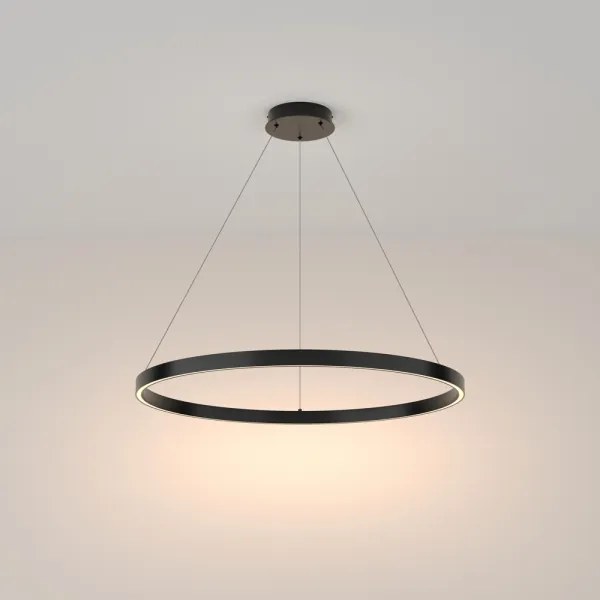 Lustră LED pe cablu Maytoni MOD058PL-L42B3K RIM LED/51W/230V d. 80 cm negru