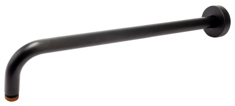 BRAT DUS FIX TUBULAR INULA, 400 MM, ALAMA, NEGRU Negru mat, Rotunda