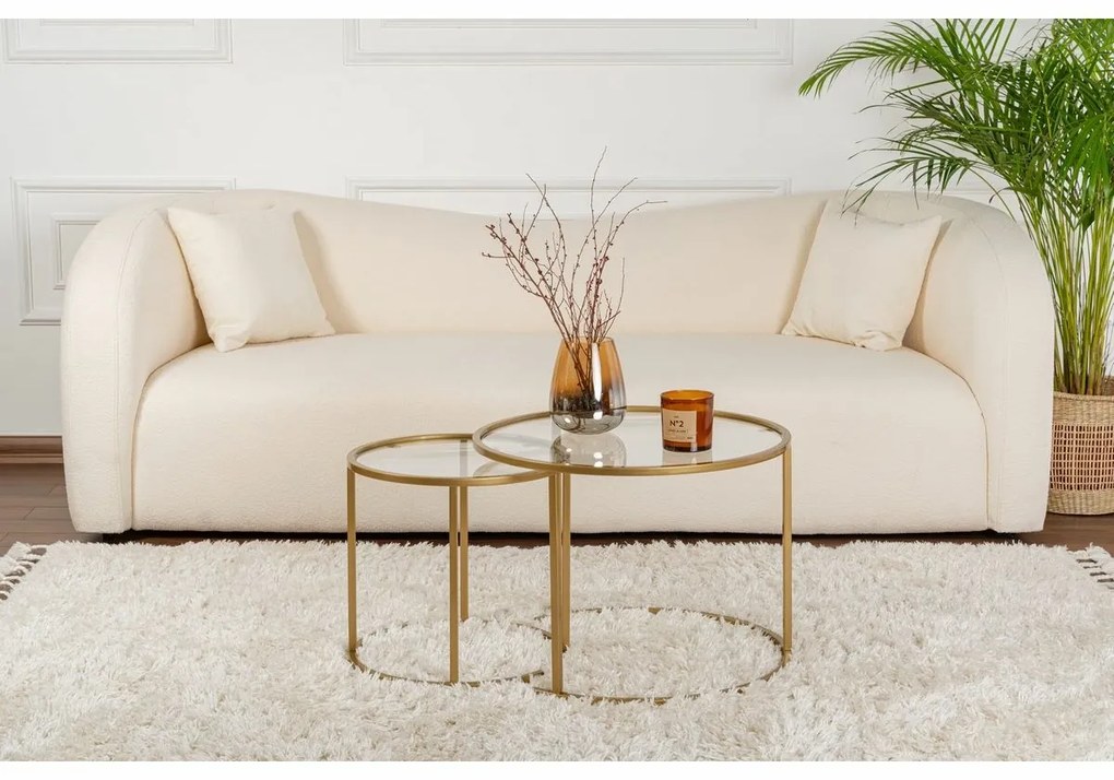 Set de măsuțe de cafea Aurum Gold 60 cm, 2buc.