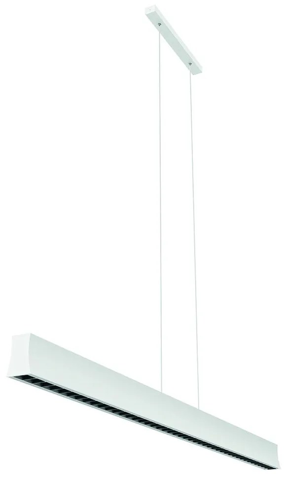 Lustra LED suspendata design liniar HANOK 38W 4000K alba