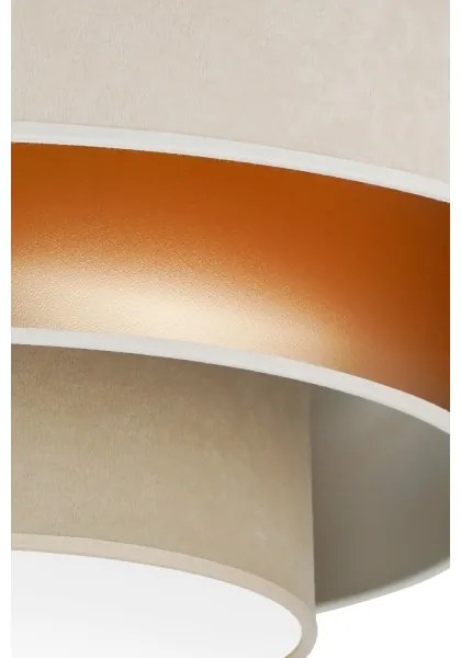 Plafonieră LED Duolla LUNETA LED/26W/230V d. 60 cm 4000K crem/bej