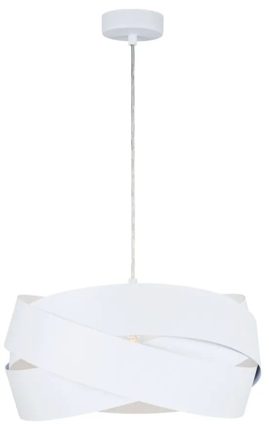 Pendul design modern Tornado alb