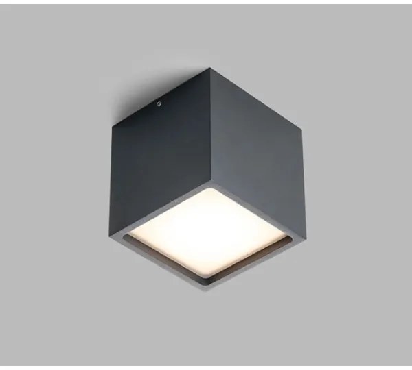 Plafonieră LED de exterior LED2 CUBE LED/12W/230V antracit IP54