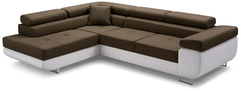 Supermobel Coltar extensibil ASTON, 273x70/85x203, sioux 1115/lux 32, colt pe dreapta