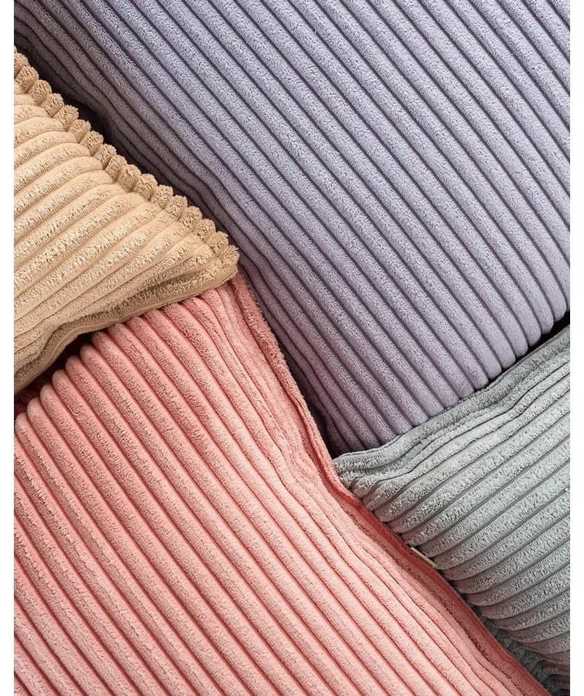 Pernă decorativă pentru copii albastră cu tapițerie din catifea reiată Block – Wigiwama