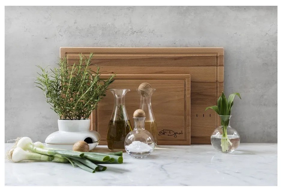 Solniță și piperniță Sagaform Oval Oak, 200 ml