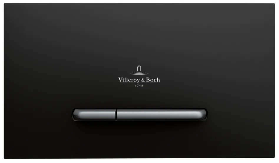 Clapeta de actionare dual-flush, negra, Villeroy  Boch ViConnect Negru