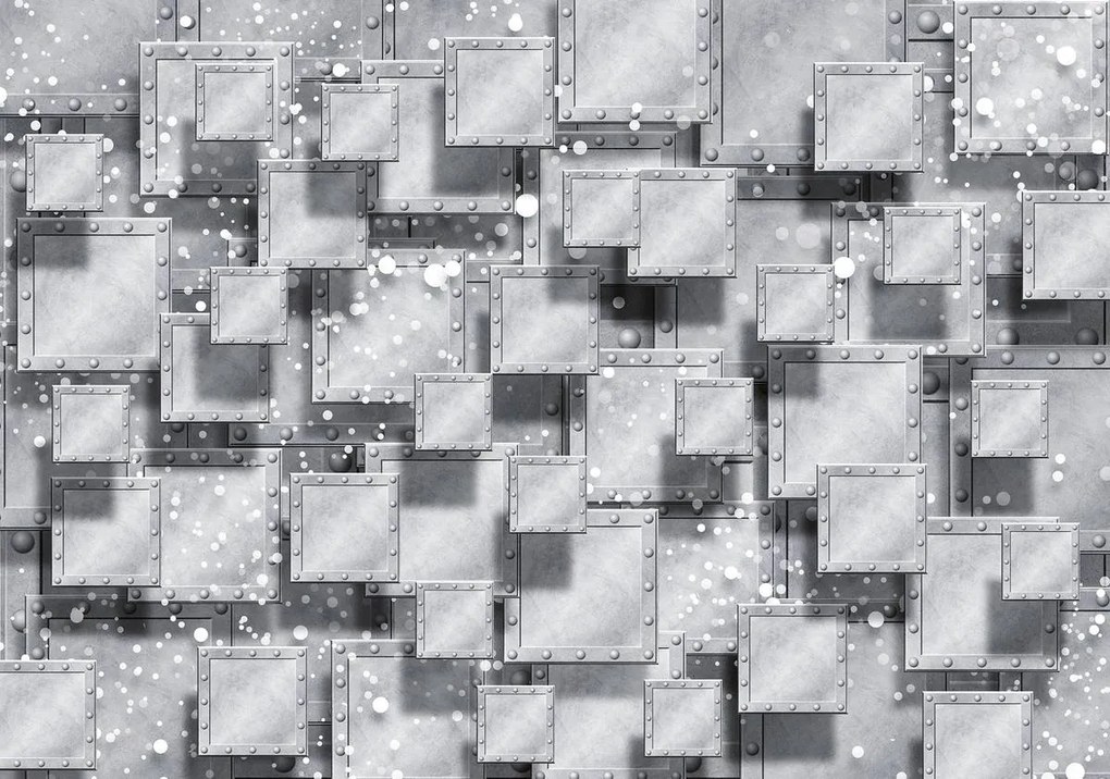 Fototapet - Abstracție gri (152,5x104 cm)