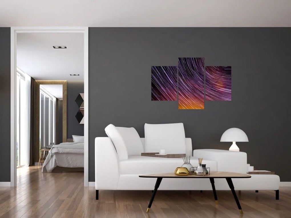 Tablou cu stele șterse pe cer (90x60 cm)
