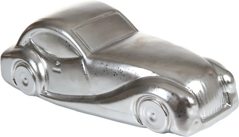 Obiect decorativ argintiu din ceramica Vintage Car 2 Santiago Pons