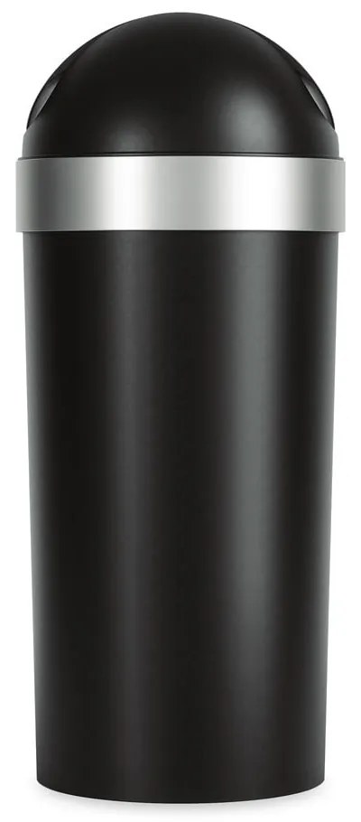Coș de gunoi negru din plastic 62 l Venti – Umbra