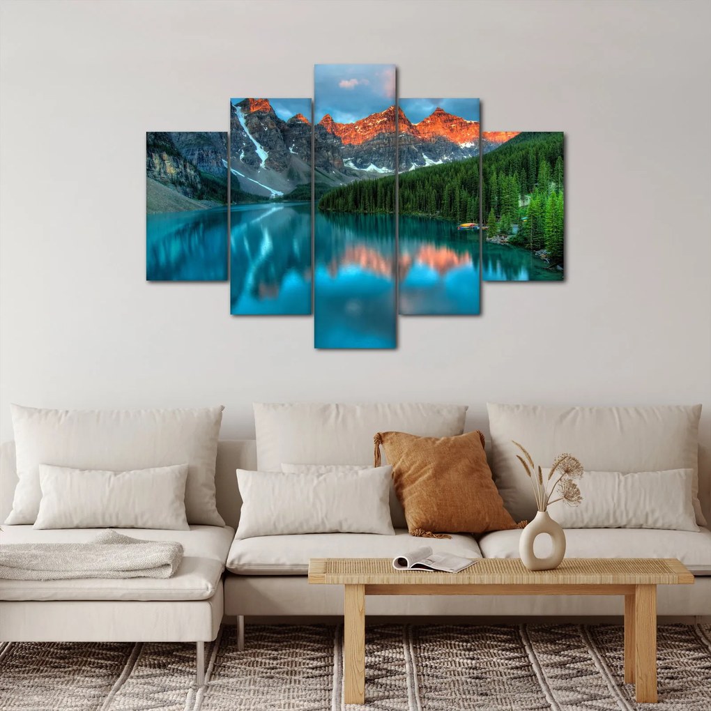 Tablou - Lac turcoaz (150x105 cm)