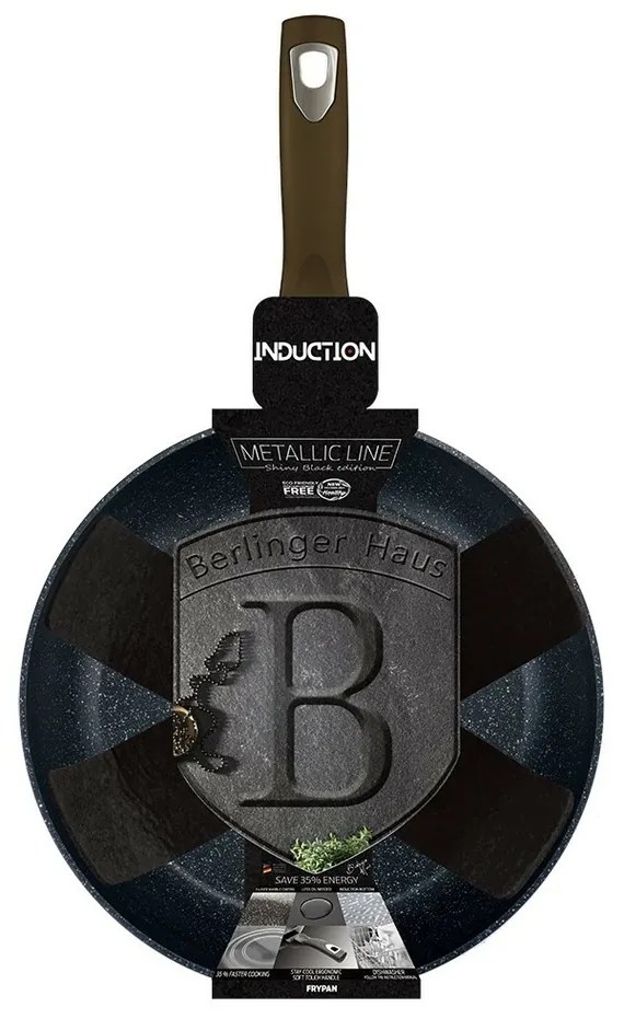 Tigaie Berlinger Haus Shiny Black Collection, 28 cm