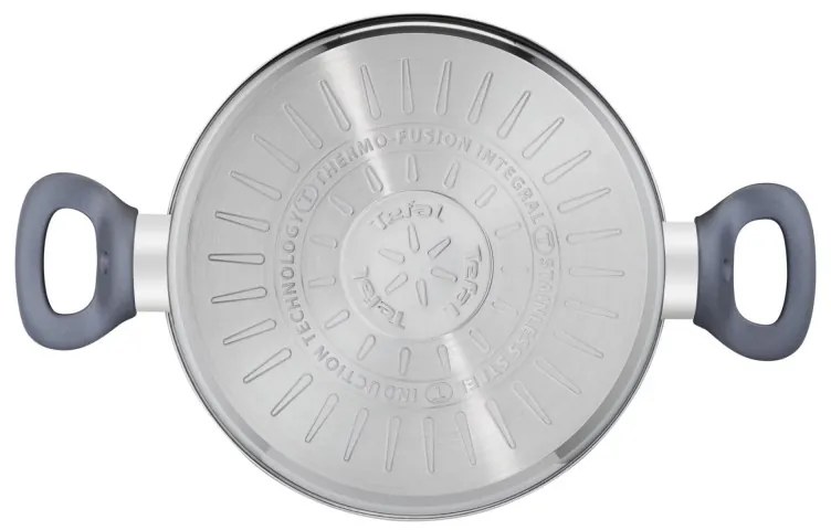 Oala Tefal G7124645 DAILY COOK, 24 cm, 4,5 l, termorezistent, inducție, fără PFOA, Inox