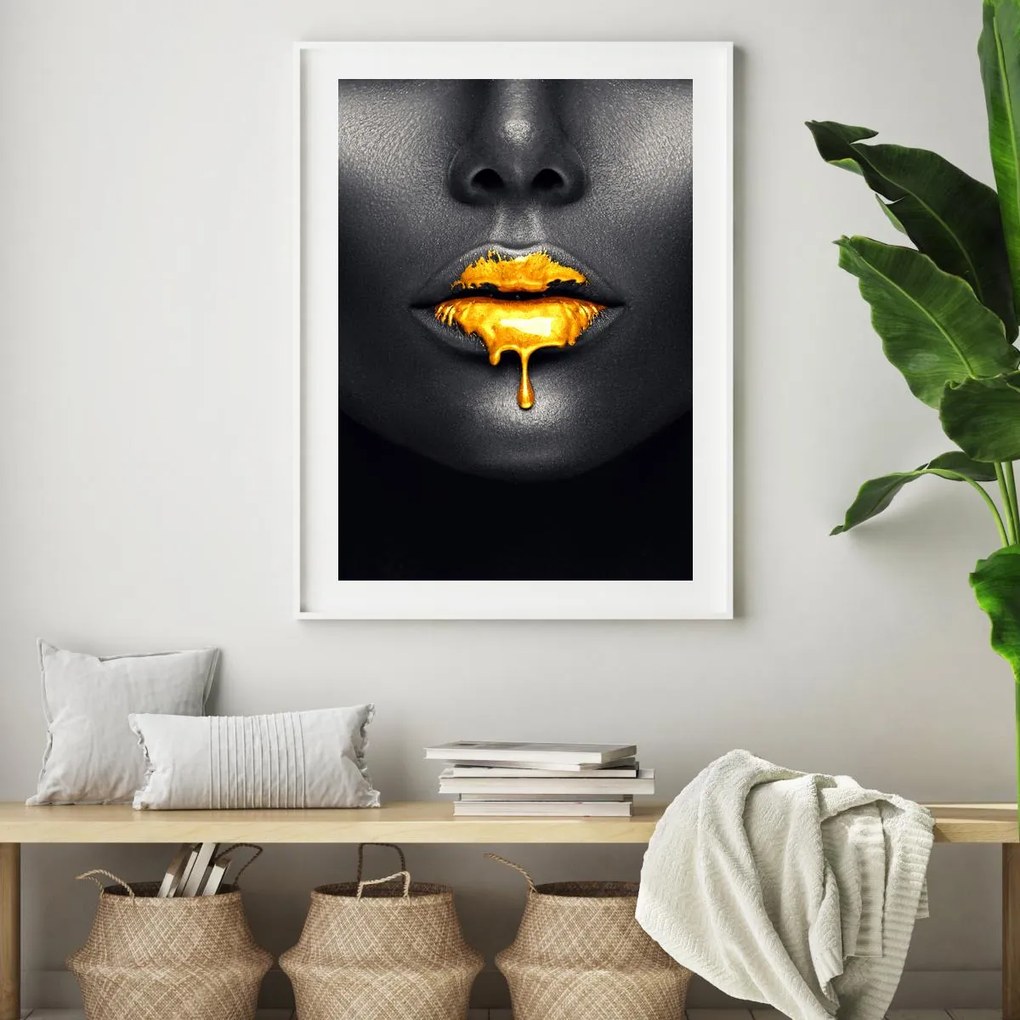 Poster - Buze de femeie (A4)