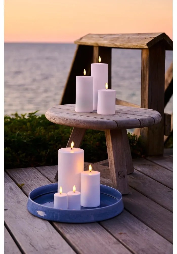 Lumânări LED 2 buc. (înălțime 6,5 cm) pentru exterior Sille – Sirius