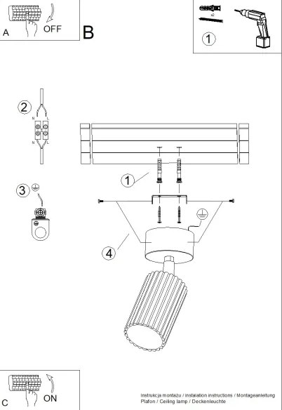 Brilagi - Spot LED CRESTO 1xGU10/10W/230V turcoaz
