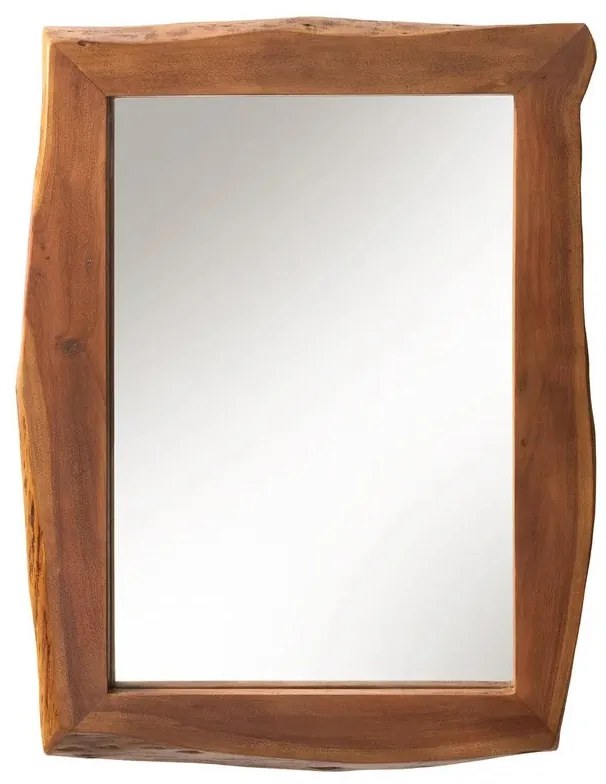 Oglinda decorativa cu margini din lemn MAMMUT 100cm