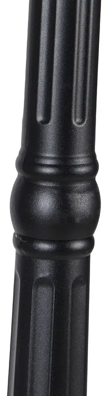 Lămpă clasică de exterior neagră 200 cm IP44 - Havana