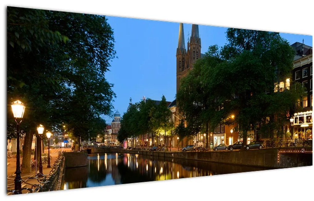 Tabou orașului istoric nocturn (120x50 cm)