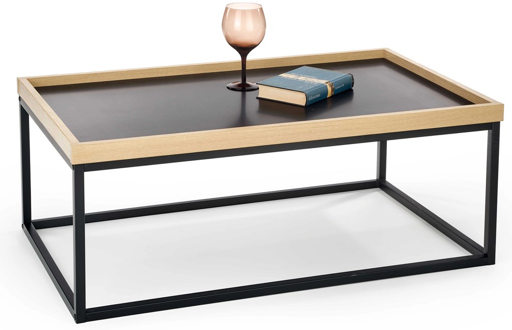 Masuta de cafea VENTUO LINEAR neagra