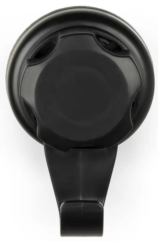 Set 2 cârlige autoadezive de perete Compactor Bestlock, negru