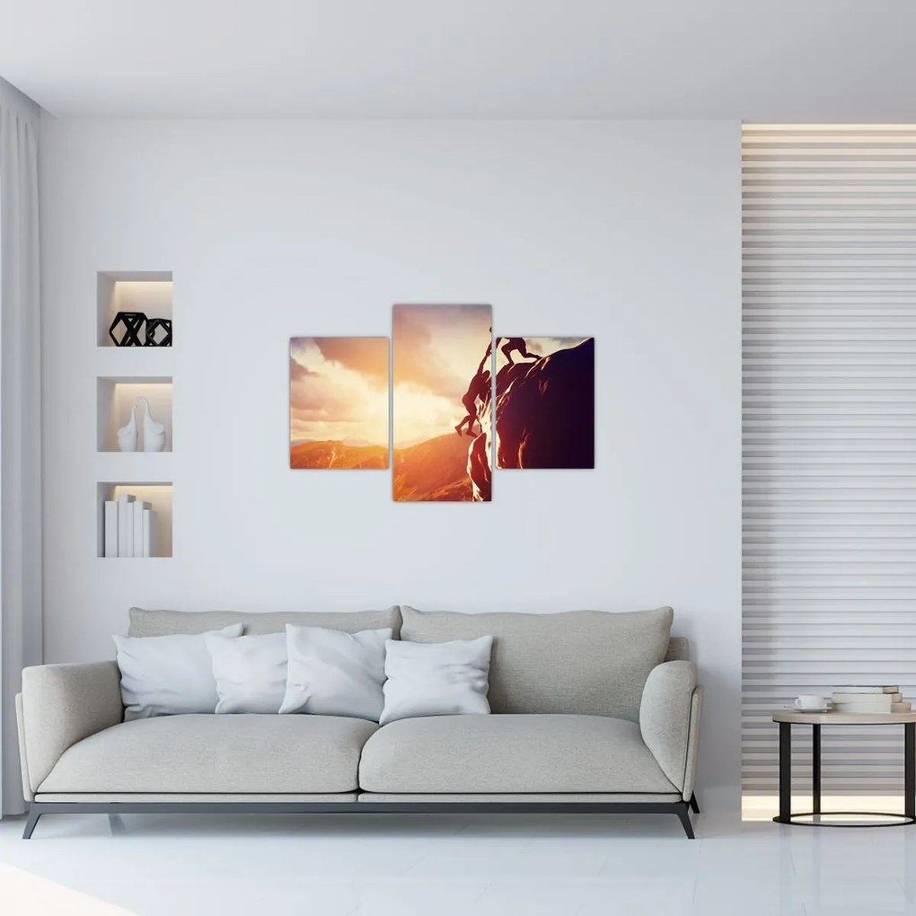 Tablou - Alpiniști (90x60 cm)