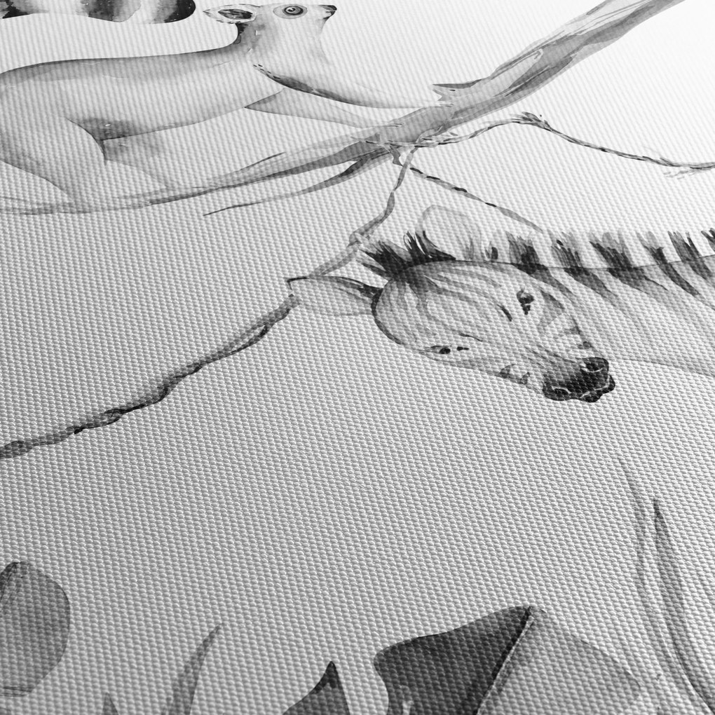 Tablou - Acuarelă Jungla (70x50 cm)