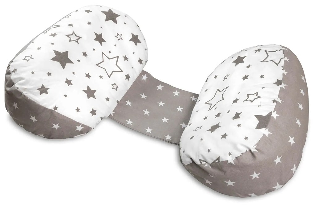 Perna gravide multifunctionala reglabila Kidizi Mona Plus Galaxy Grey, husa detasabila