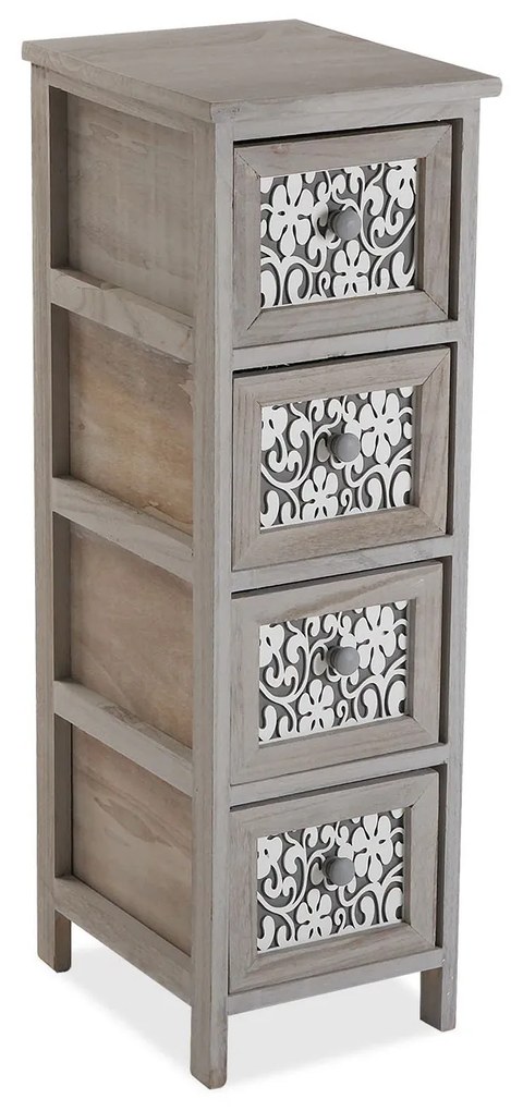 Comoda 4 sertare din lemn 81X32X26