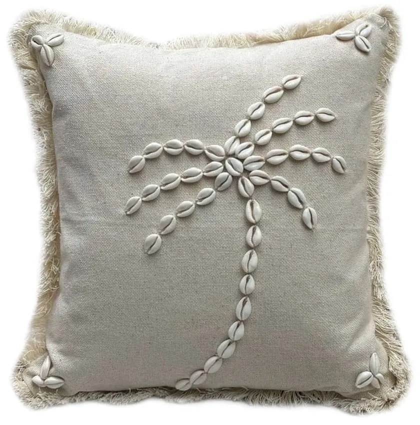 Față de pernă din bumbac 43x43 cm Seashells – Mioli Decor