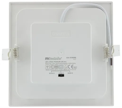 Plafonieră LED încastrată pentru baie LED/12W/230V 3000/4000/6000K IP44