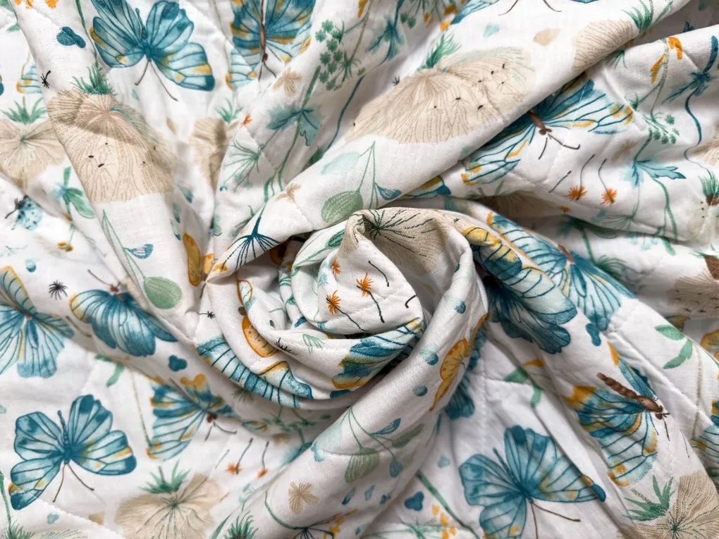 Cuvertura de pat ELIVINE alba, 100% bumbac Dimensiune: 170 x 210 cm