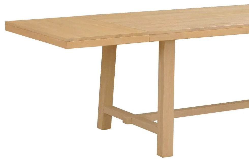 Masă de dining din stejar lustruit Rowico Brooklyn, 220 x 95 cm