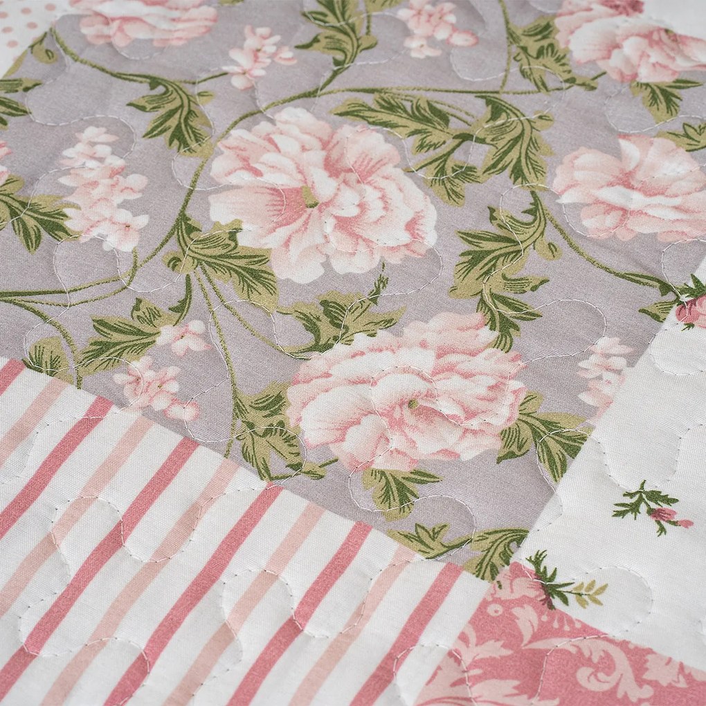 Cuvertură de pat 4Home Pink Rose Patchwork,220 x 240 cm