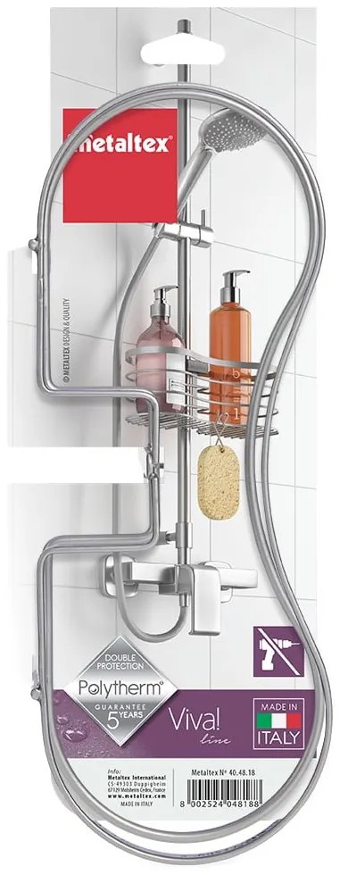 Raft suspendat pentru duș Metaltex Viva