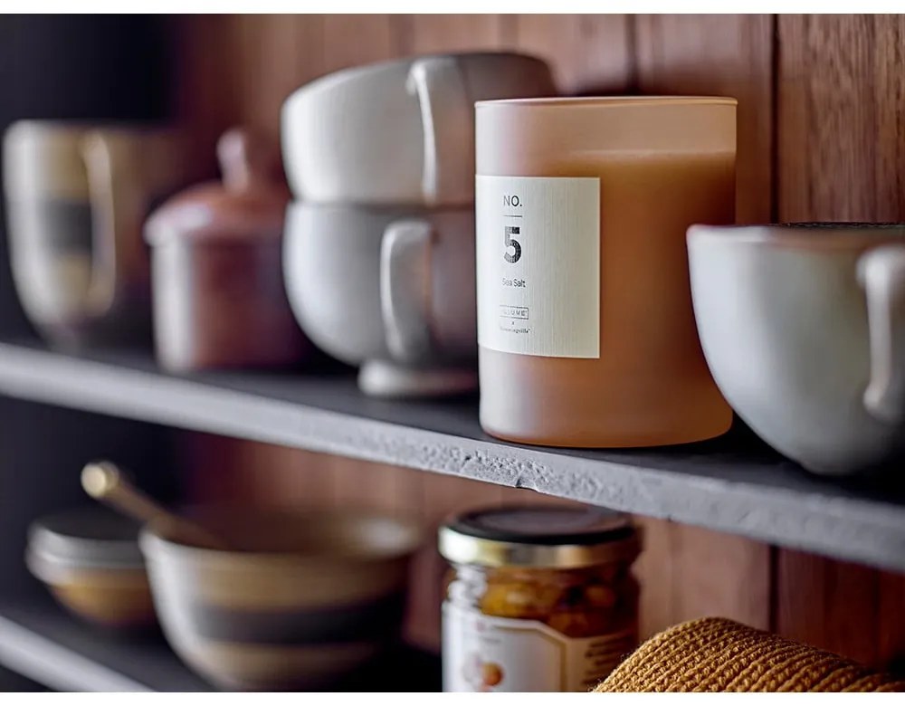 Lumânare parfumată timp de ardere 50 h No. 5 Sea Salt – ILLUME x Bloomingville