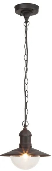 Brilagi MOLDE - lampă suspendată pentru exterior, 1xE27/60W, IP44, negru