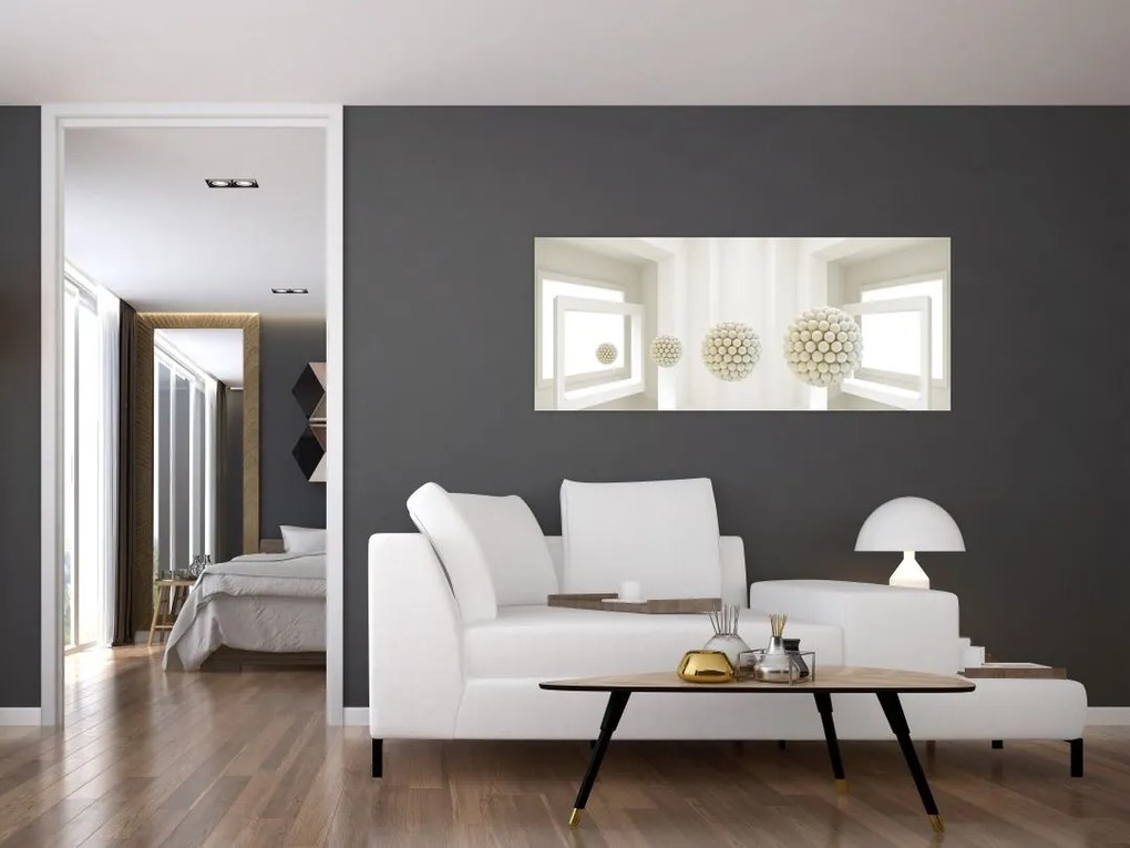 Tablou - privire înăuntru - abstarct (120x50 cm)