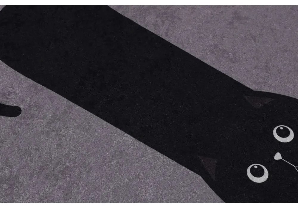 Covorașe de baie negre-gri 2 buc. 60x100 cm Comfort – Foutastic