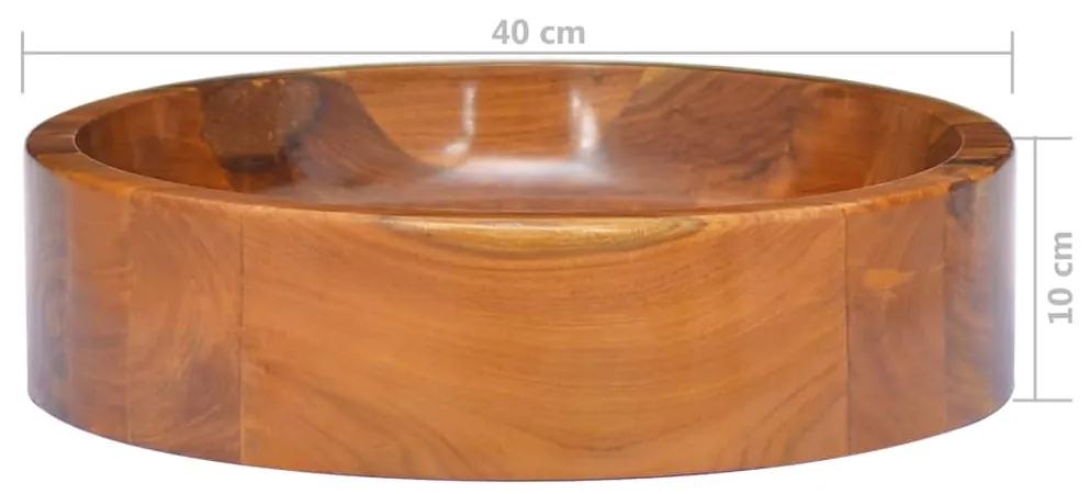Chiuveta,   40x10 cm, lemn masiv de tec
