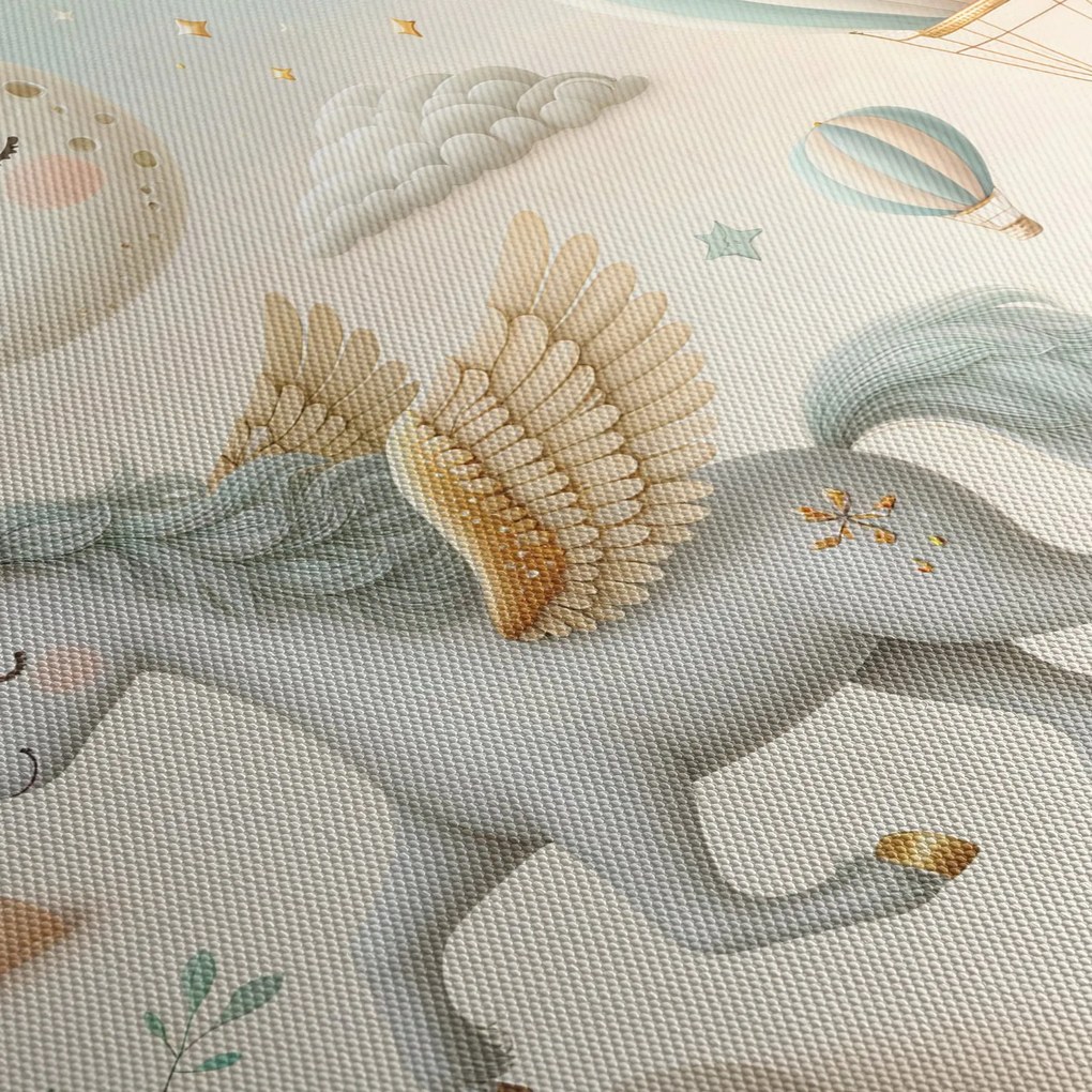 Tablou - Unicorn fericit (90x60 cm)