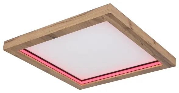 Plafonieră LED RGBW dimabilă BRANZA LED/24W/230V Globo 41374-24 + telecomandă