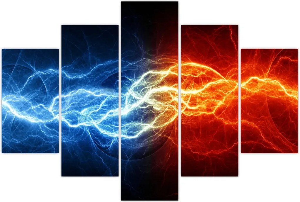 Tablou cu tensiunea de curent (150x105 cm)