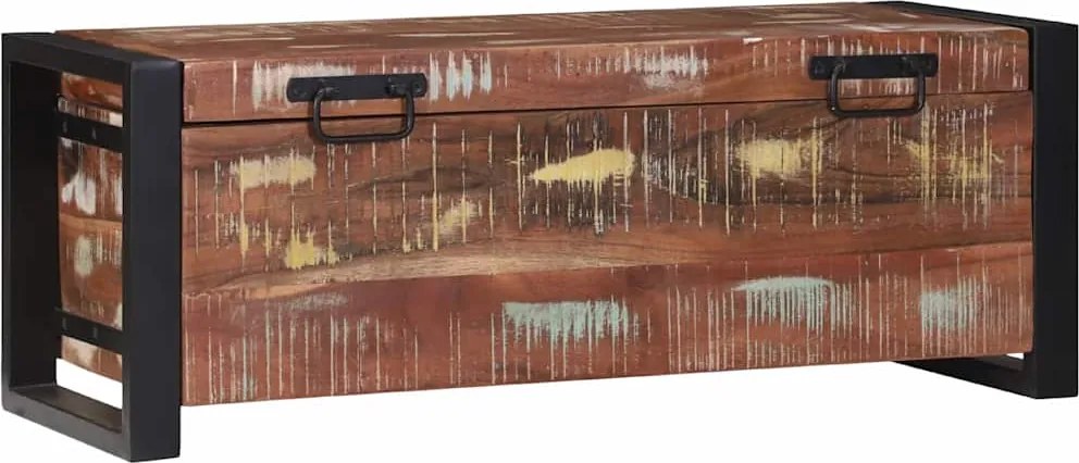 vidaXL Cufere de Depozitare 80 x 30 x 30 cm Lemn masiv recuperat